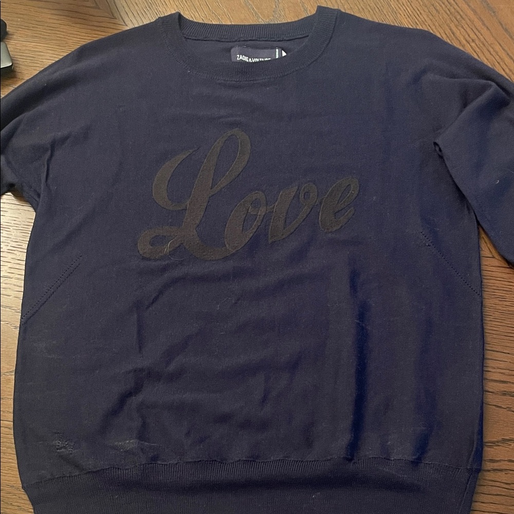 Zadig & Voltaire Love Sweater Navy/Black